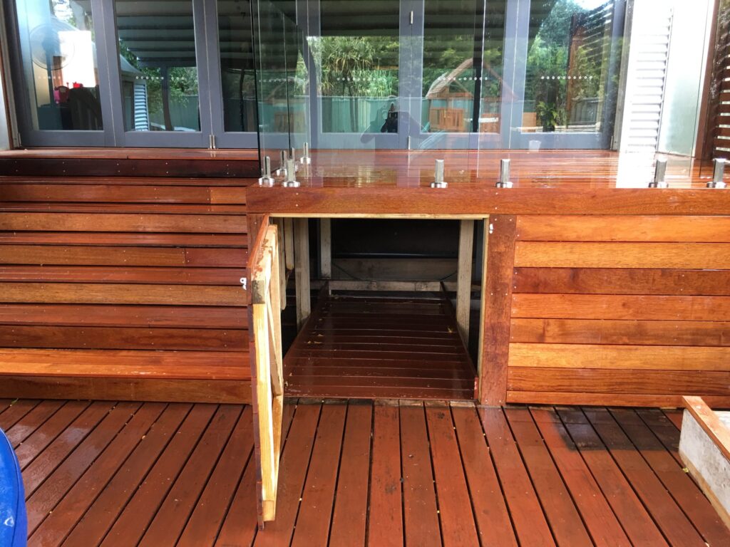 Under-deck storage