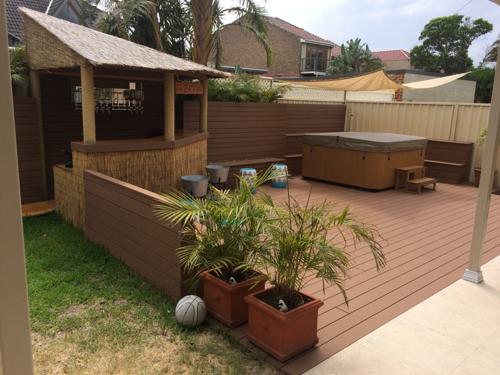 Built-in outdoor bar deck Sydney — The Decksmith
