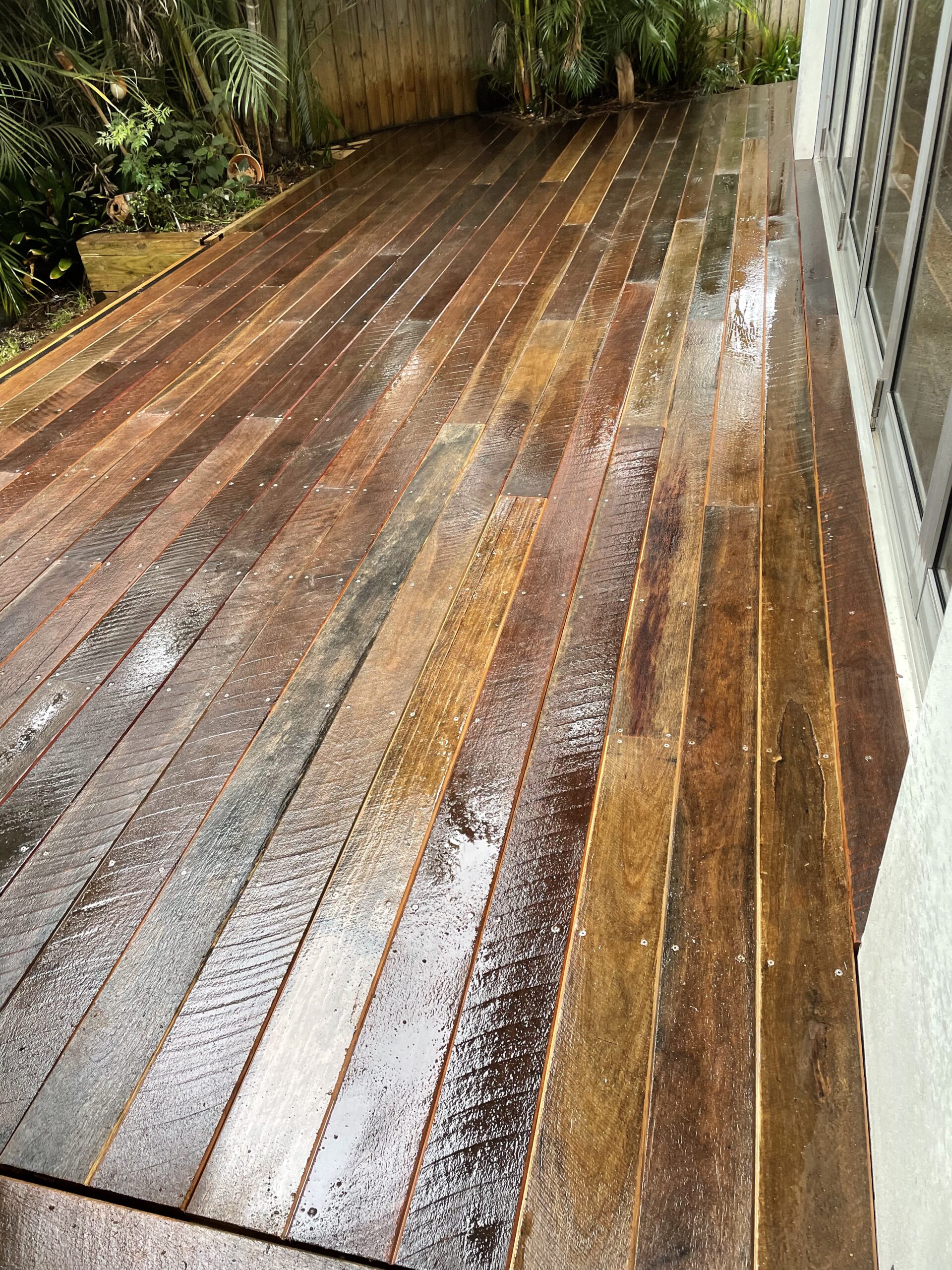 Iron Deck hardwood timber decking on a Sydney deck