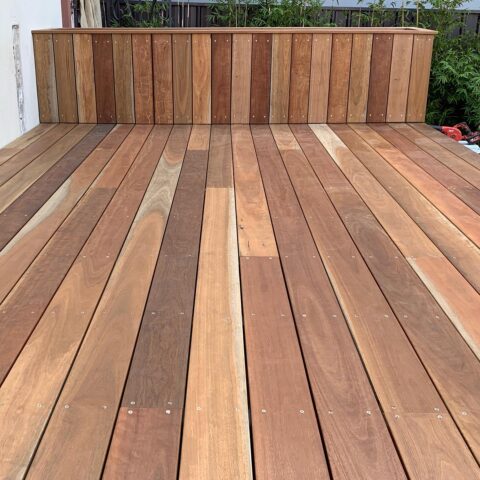 Spotted Gum decking project