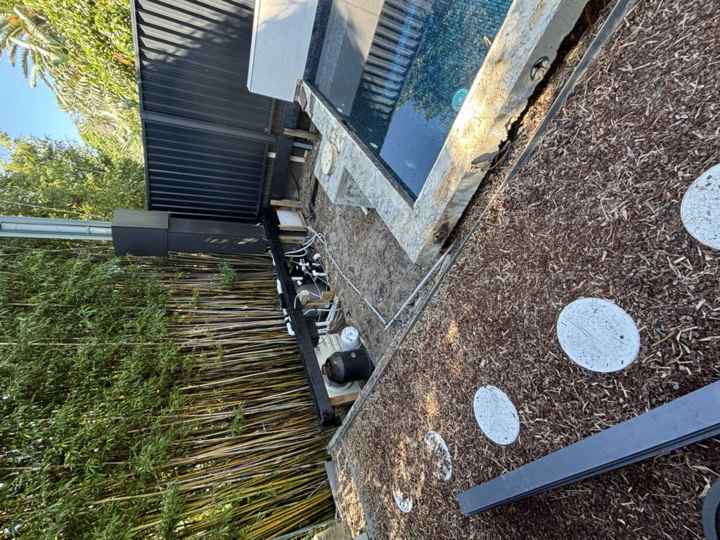Pool demo done coping removed ready to frame in Kingsford