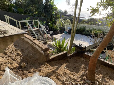 Bronte side-yard before deck build — The Decksmith