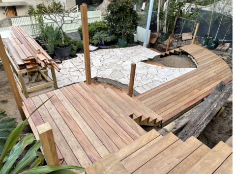 Deck sub-frame progress, Bronte — The Decksmith