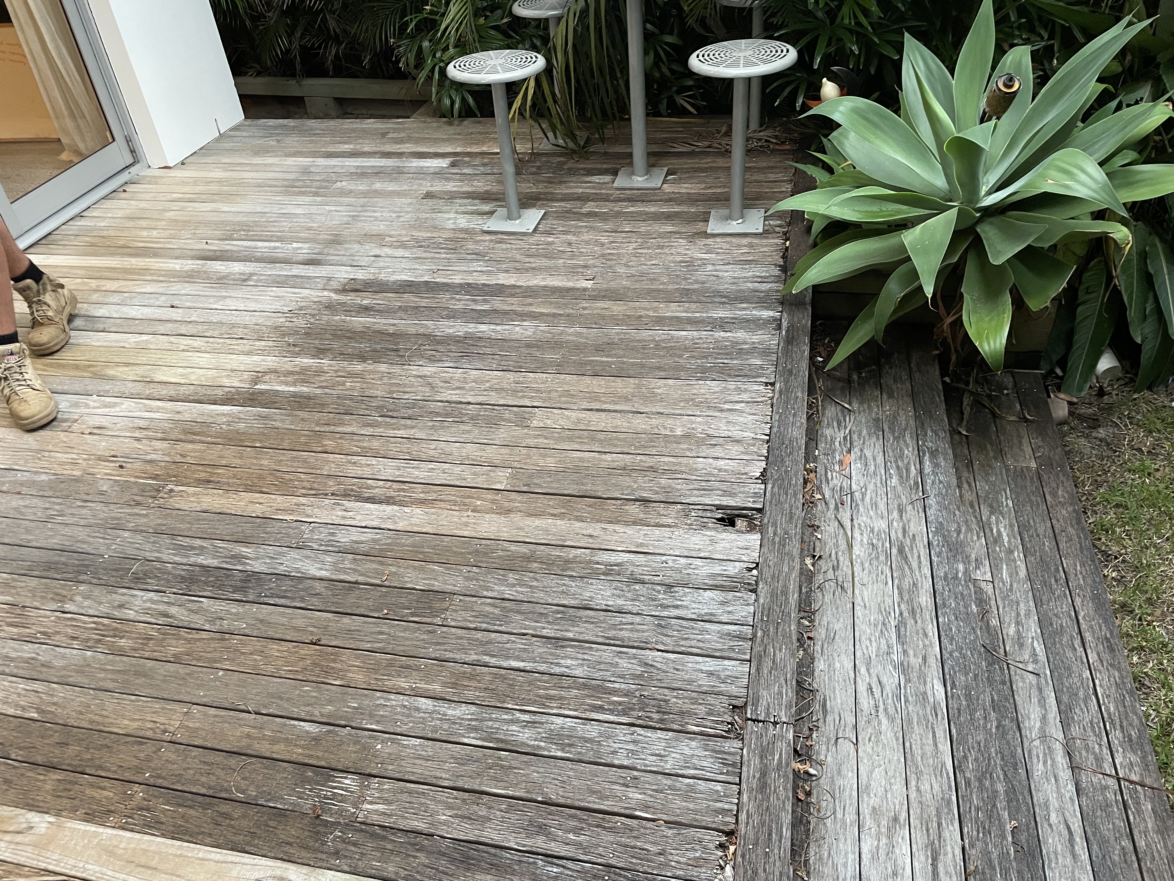 Bondi Junction deck before replacement