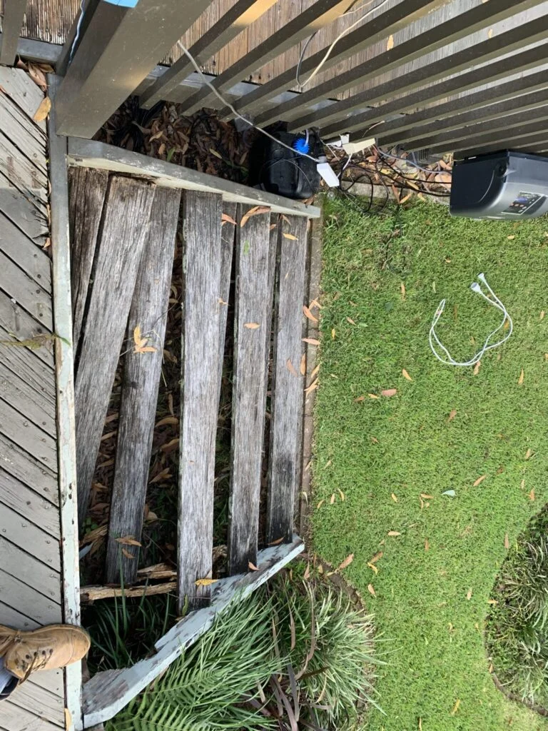 The state of play — NewTechWood deck.