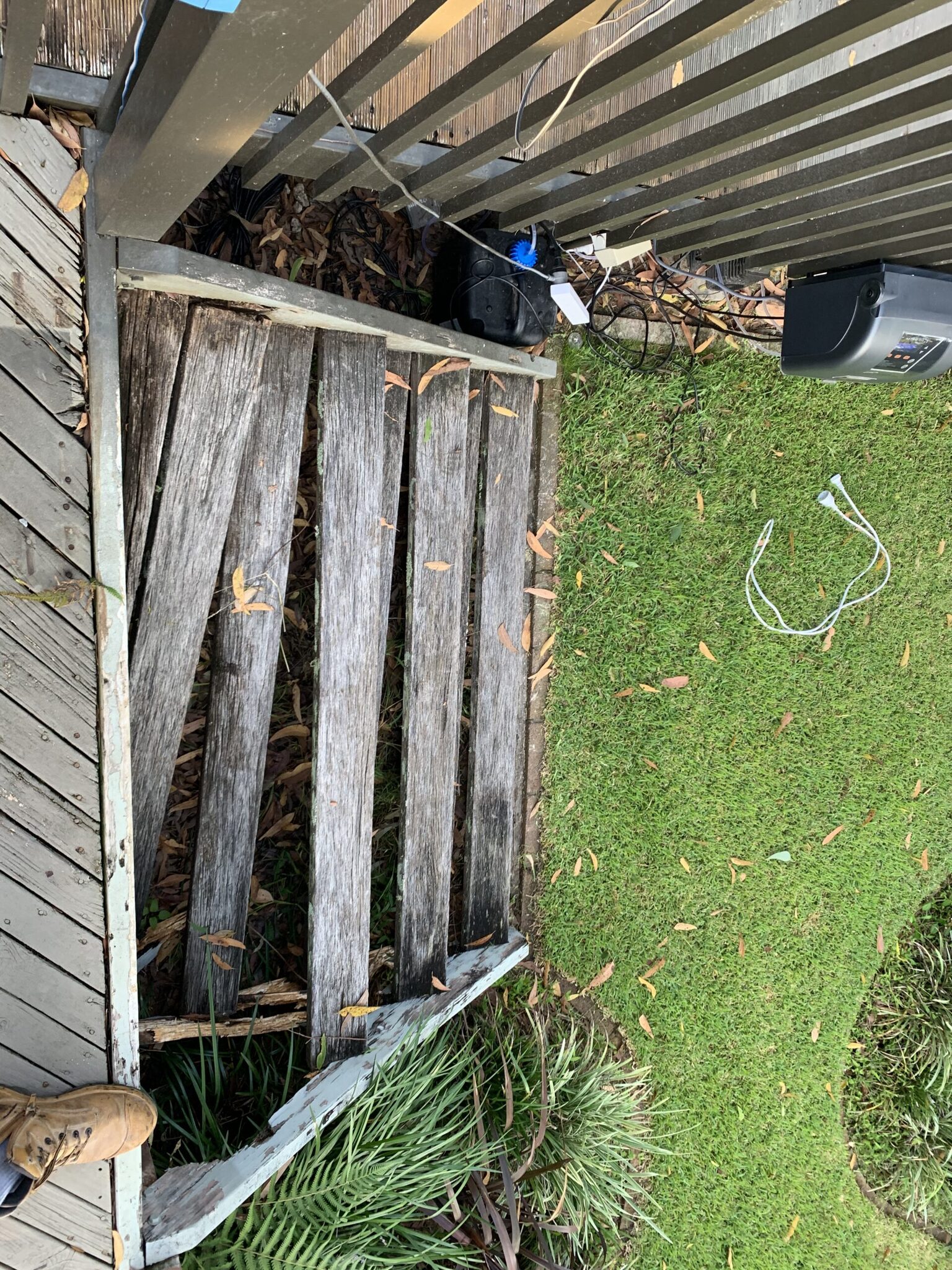 The state of play — NewTechWood deck.