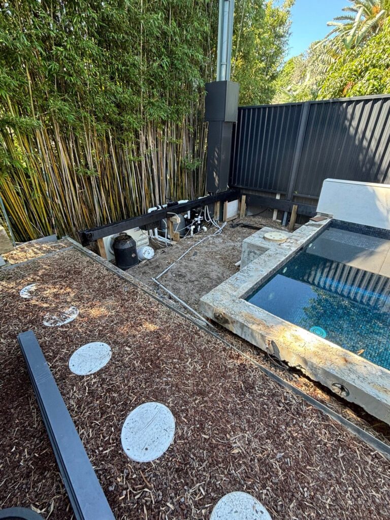 Pool demo done coping removed ready to frame in Kingsford