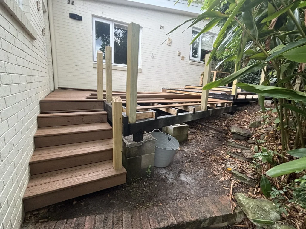 WoodEvo Advanced Oak 140 x 25 stair treads installed, Neutral Bay